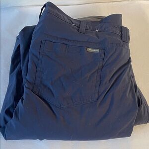 Eddie Bauer Men's Dark Blue tech pants